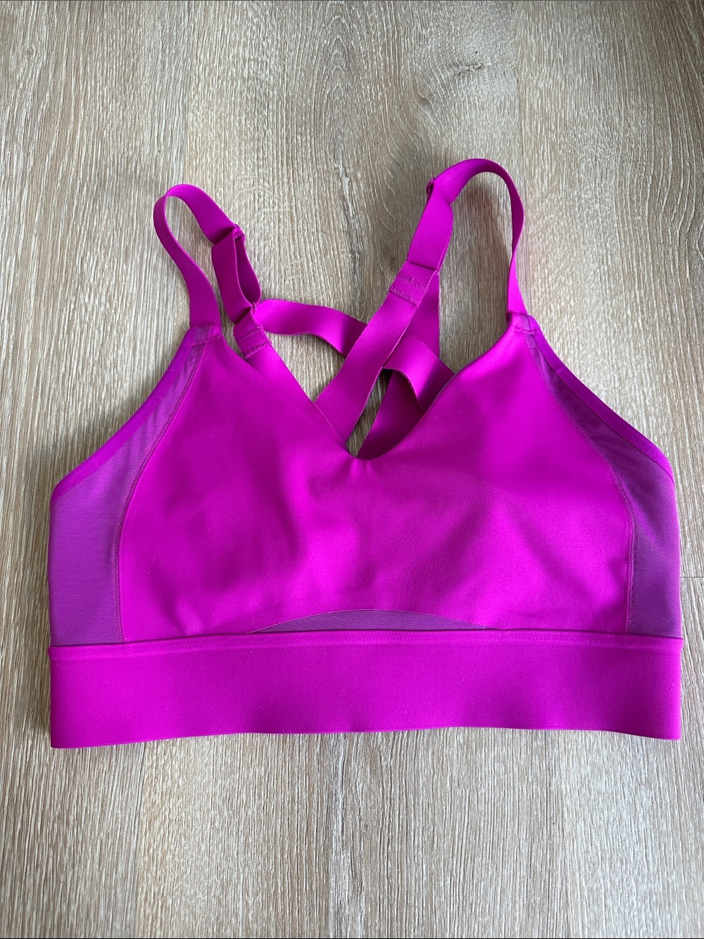 Brooks Dare Crossback Run Bra 34C/D Purple High Impact Sports Bra Running